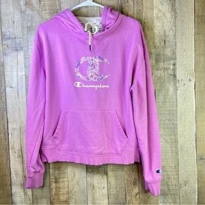 Champion Authentic Athletic Wear Long Sleeve Pullover Hooded Sweatshirt